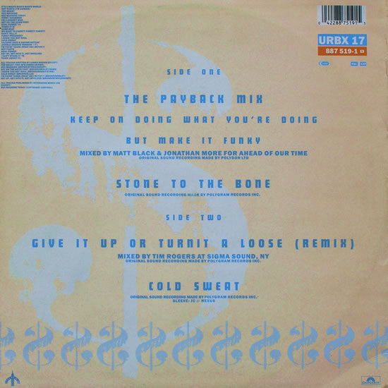 Master Release: The Payback Mix (Keep On Doing What You're Doing But Make It Funky) by James Brown