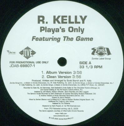 Master Release: Playa's Only by R. Kelly