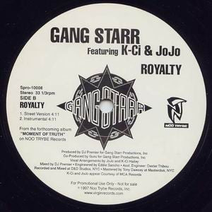 Master Release: Royalty by Gang Starr
