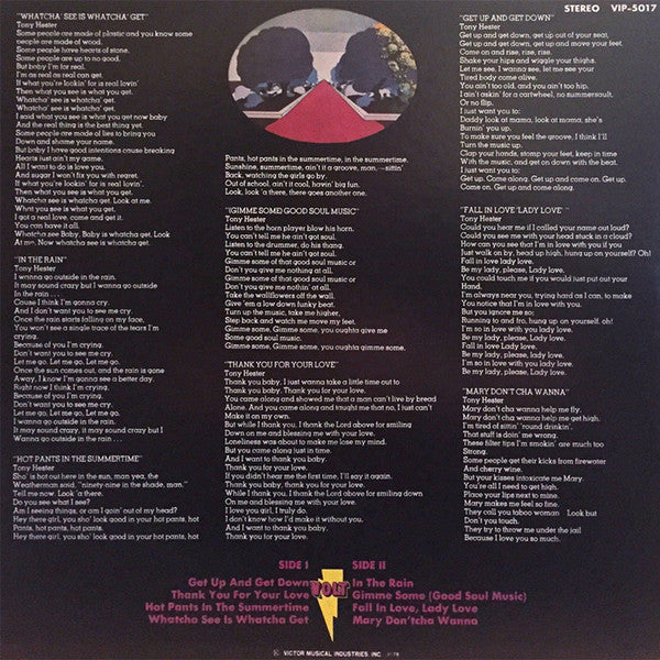 Release: Whatcha See Is Whatcha Get-Vinyl-Japan-1978-VIP-5017-8623405