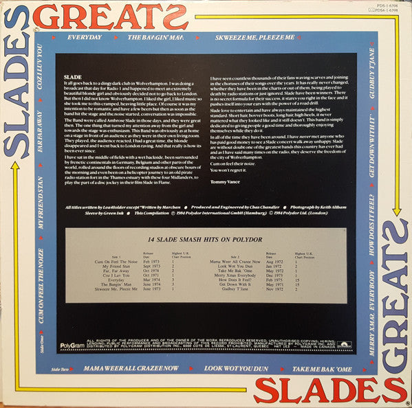 Master Release: Slades Greats by Slade