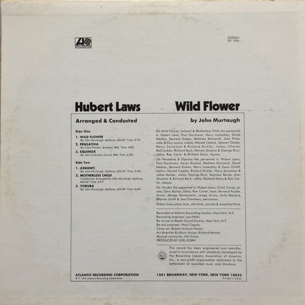 Master Release: Wild Flower by Hubert Laws