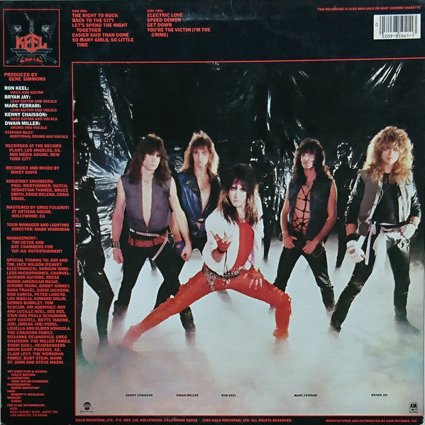 Release: The Right To Rock-Vinyl-US-1985-GM6-5041-1936536
