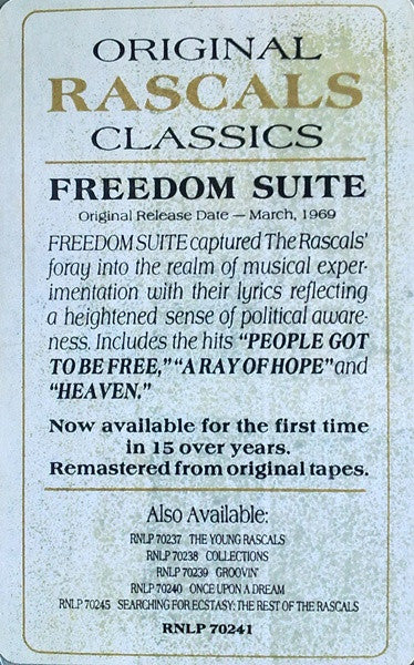 Release: Freedom Suite-Vinyl-US-1988-R1 70241, RNLP 70241-2742040
