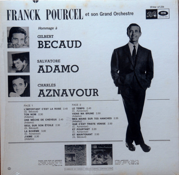Release: Hommage A: Becaud, Adamo, Aznavour-Vinyl-Canada-None-SPAM 67.226-6185025
