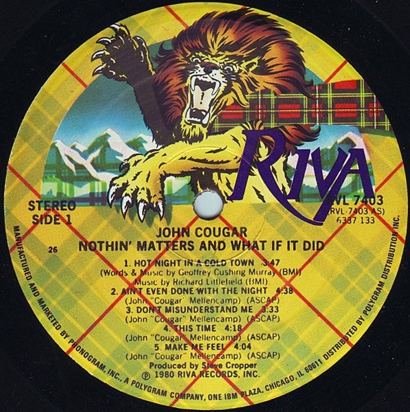 Nothin' Matters And What If It Did