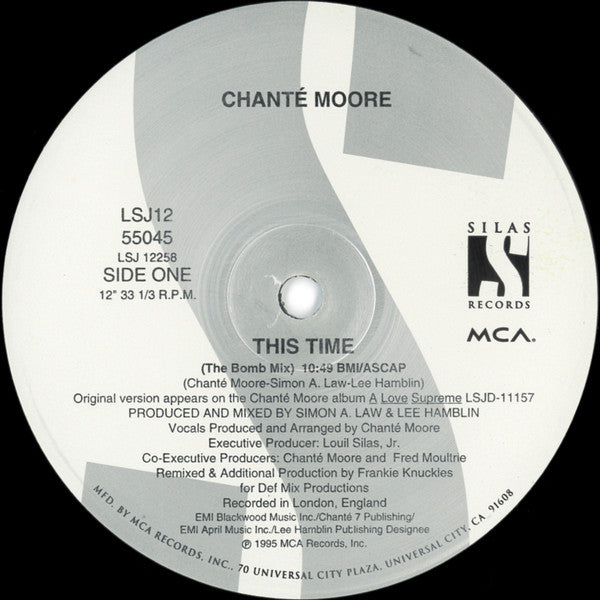 Master Release: This Time / Old School Lovin' by Chanté Moore