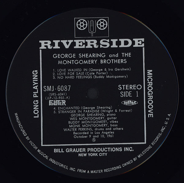 Master Release: George Shearing And The Montgomery Brothers by George Shearing