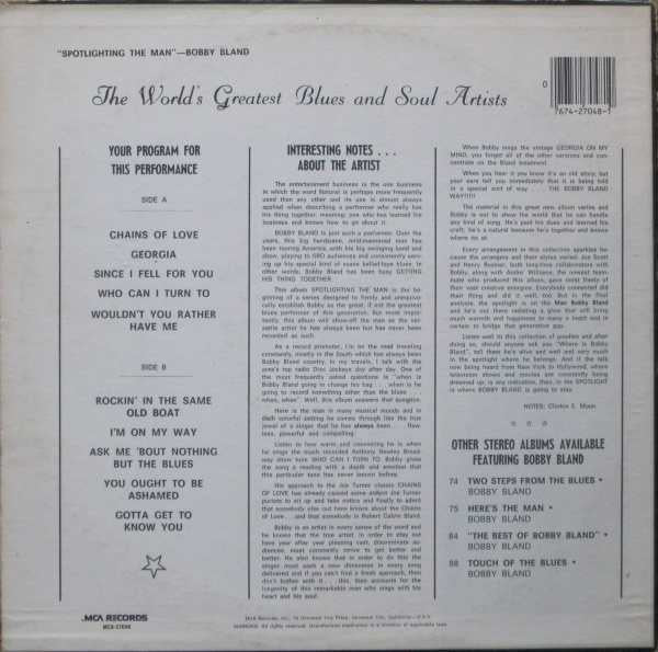 Master Release: Spotlighting The Man by Bobby Bland