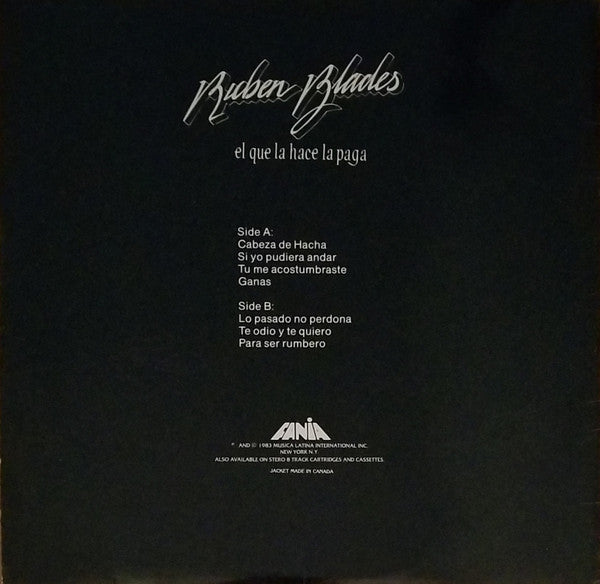 Master Release: El Que La Hace La Paga by Ruben Blades