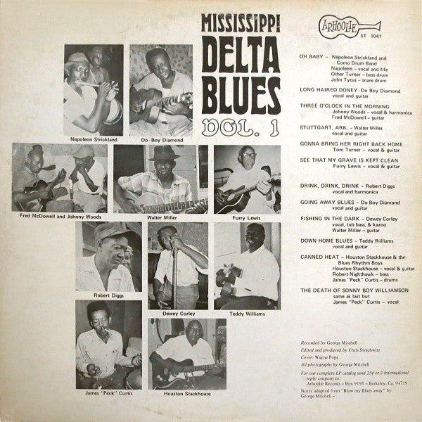 Master Release: Mississippi Delta Blues Vol. 1 by Various