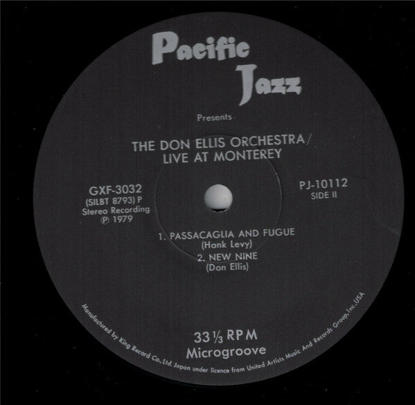Release: 'Live' At Monterey !-Vinyl-Japan-1979-GXF 3032, GXF-3032-2384247