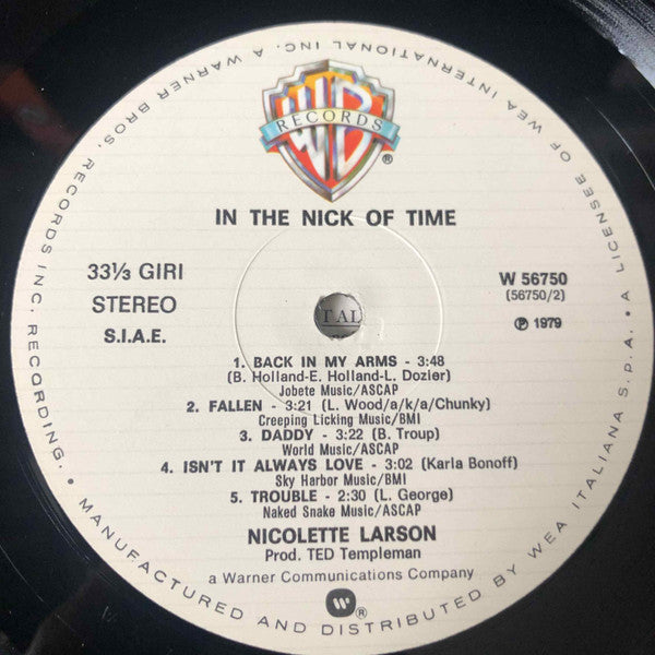 In The Nick Of Time