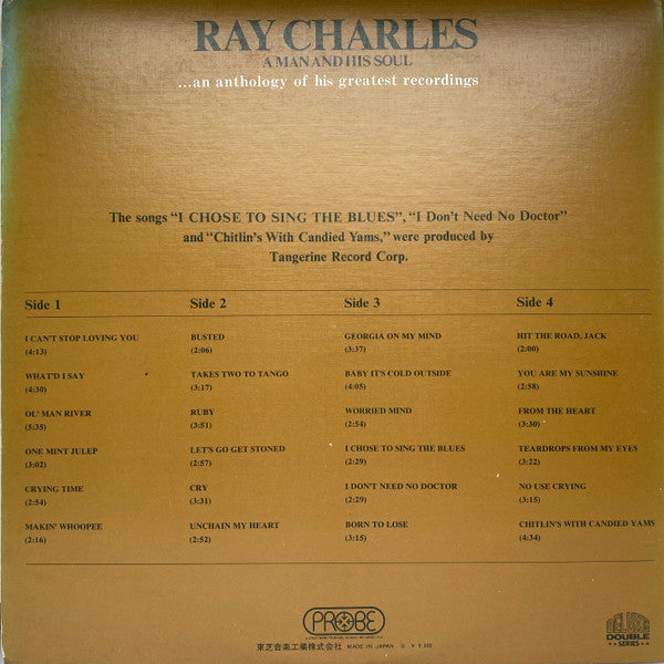 Master Release: A Man And His Soul by Ray Charles