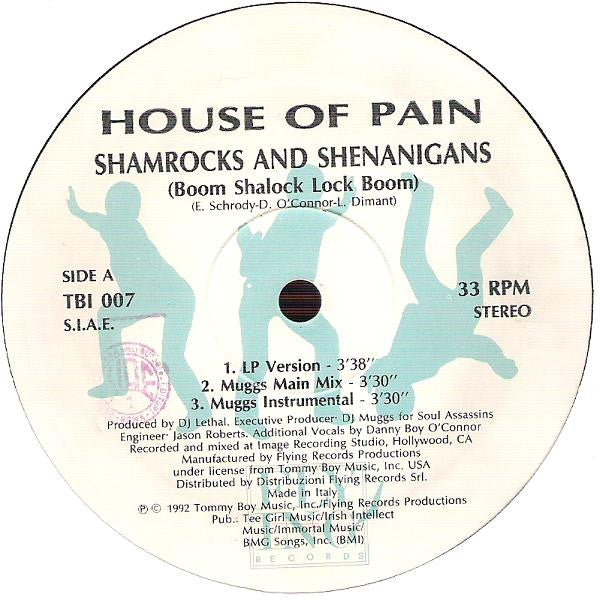 Release: Shamrocks And Shenanigans (Boom Shalock Lock Boom)-Vinyl-Italy-1992-TBI 007, TBI 1001-1060498