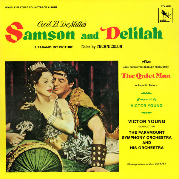 Release: Samson And Delilah / The Quiet Man (Double Feature Sound Track Album)-Vinyl-US-1978-STV 81073-5660390