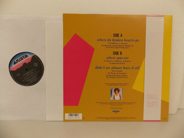 Release: Where Do Broken Hearts Go-Vinyl-Japan-1988-A15L-6-6215897