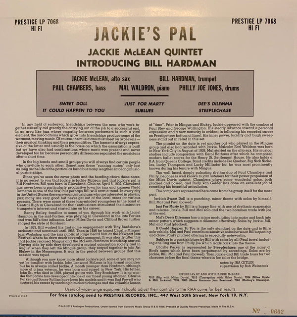 Jackie's Pal