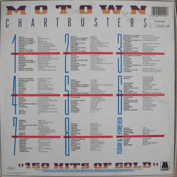 Master Release: Motown Chartbusters (150 Hits Of Gold) by Various