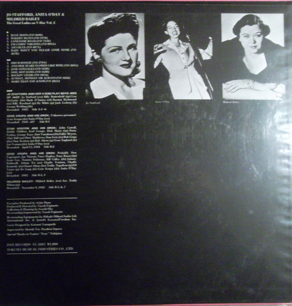 The Great Ladies On V-Disc Vol. 2