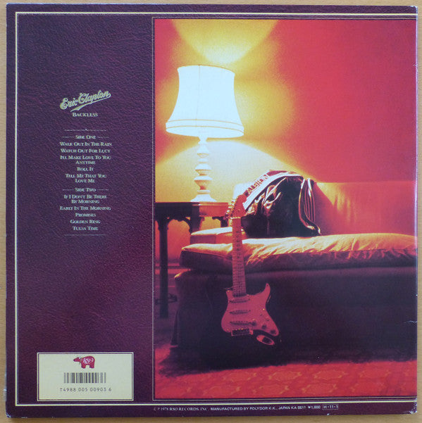 Release: Backless-Vinyl-Japan-1986-18MW 0045-9131492