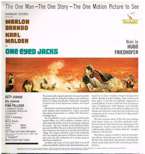 Master Release: One Eyed Jacks by Hugo Friedhofer