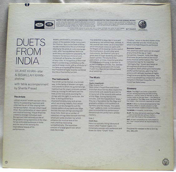 Master Release: Duets by Vilayat Khan
