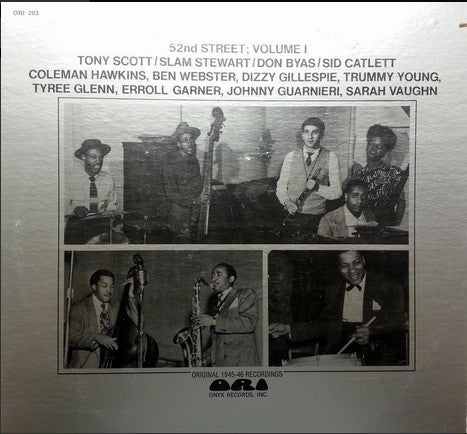Release: 52nd Street; Volume 1-Vinyl-US-1972-ORI 203-6482909