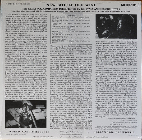Release: New Bottle Old Wine-Vinyl-Europe-2011-STEREO-1011, STEREO-1011-5815784