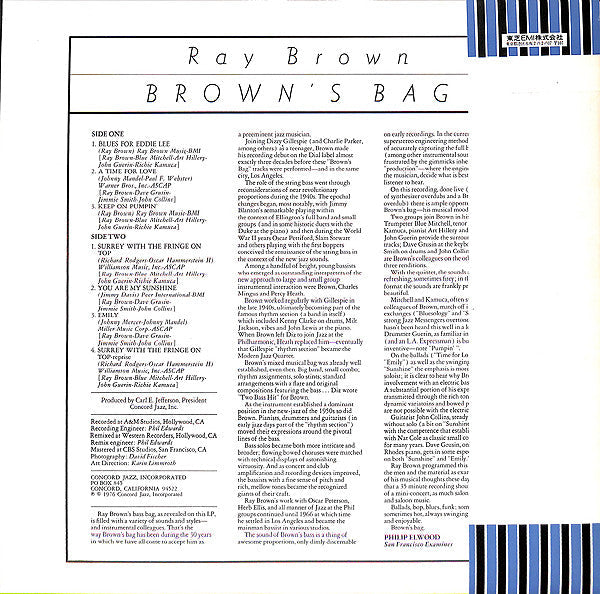Release: Brown's Bag-Vinyl-Japan-1976-ICJ-80120-7155014