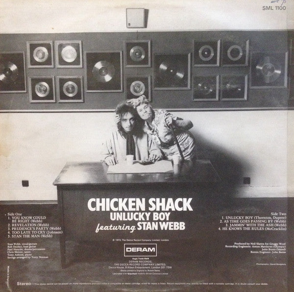 Release: Unlucky Boy-Vinyl-UK-1973-SML 1100-1868853