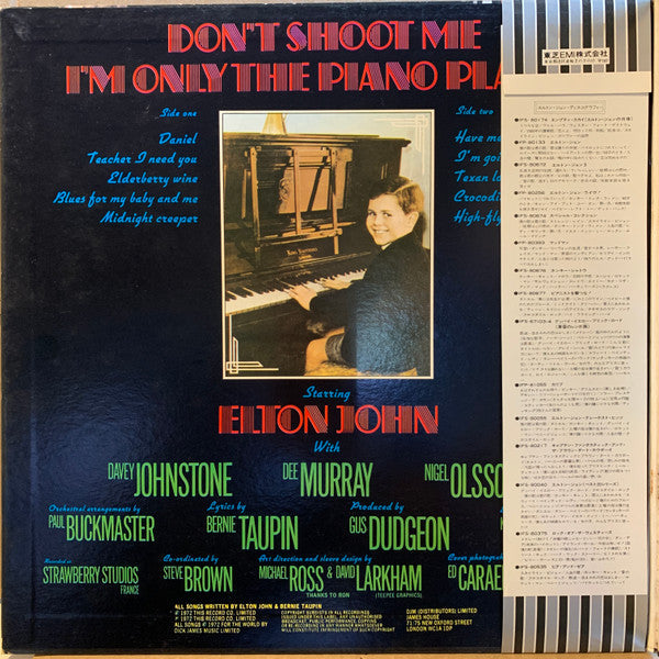 Release: Don't Shoot Me I'm Only The Piano Player-Vinyl-Japan-1976-IFS-80677-2930078