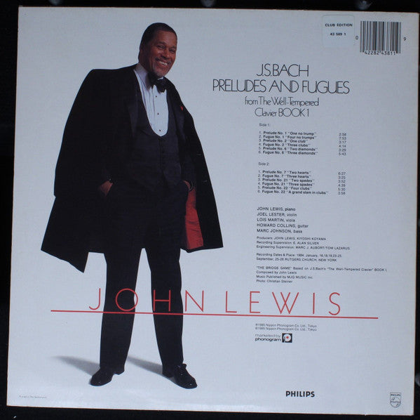 Release: J.S. Bach Preludes And Fugues From The Well-Tempered Clavier Book 1-Vinyl-Netherlands-1985-824 381-1-8045216