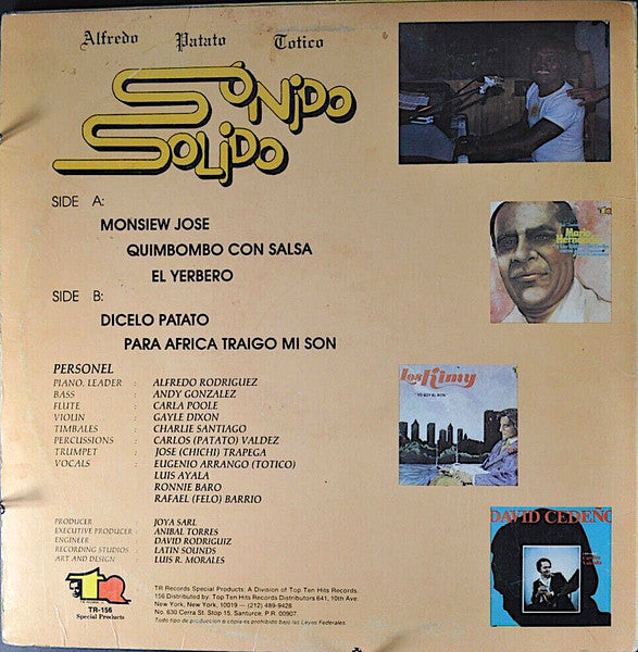 Master Release: Sonido Solido by Alfredo Rodriguez