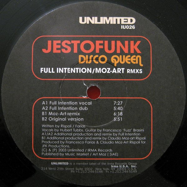 Master Release: Disco Queen by Jestofunk