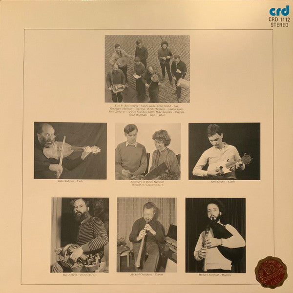 Release: Merry It Is While Summer Lasts (A Collection Of Medieval And Traditional Music From The Spring And Summer Festivals)-Vinyl-UK-1983-CRD 1112-2727221