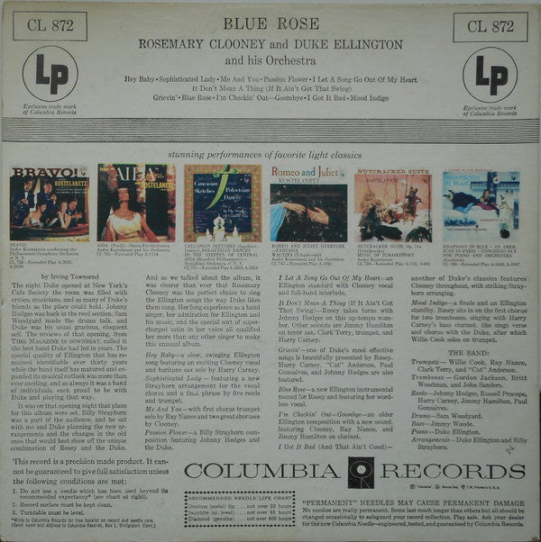 Release: Blue Rose-Vinyl-US-None-CL 872-4378417