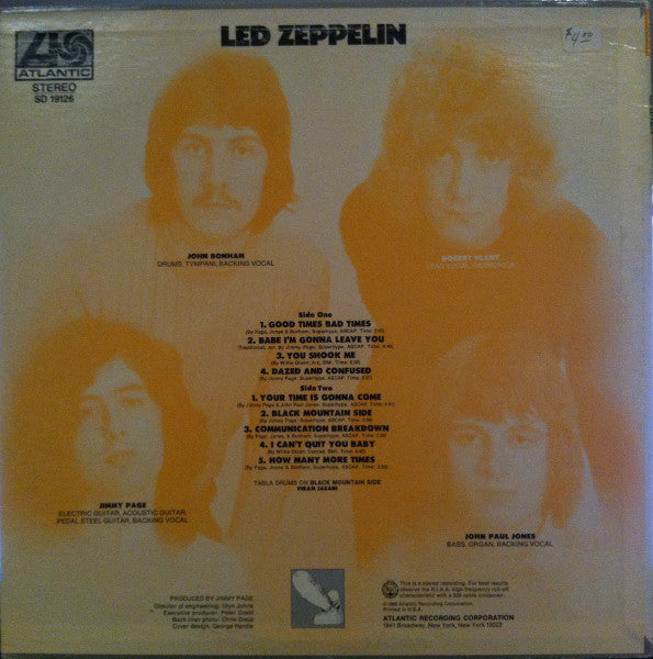 Release: Led Zeppelin-Vinyl-US-1982-SD 19126-4120574