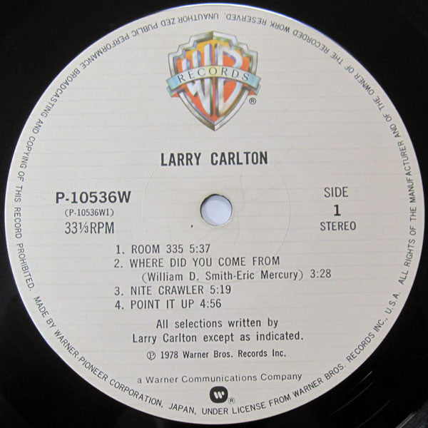Larry Carlton = 夜の彷徨