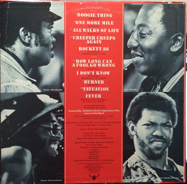 Master Release: 100% Cotton by The James Cotton Band