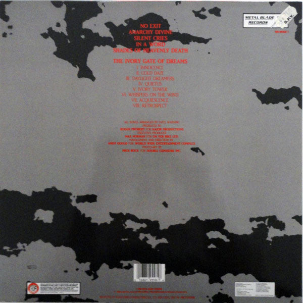 Release: No Exit-Vinyl-Europe-1988-RR 9558 1-2758118
