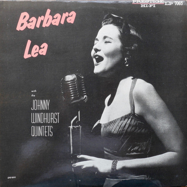 Barbara Lea With The Johnny Windhurst Quintets
