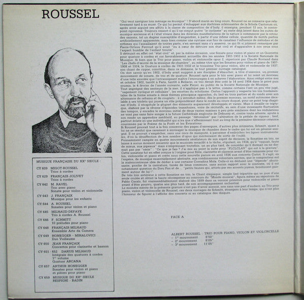 Release: Unknown Release-Vinyl-France-None-CY 700-8486679