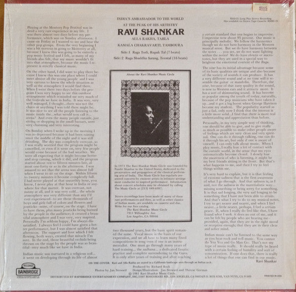 Master Release: Live At Monterey - 1967 by Ravi Shankar