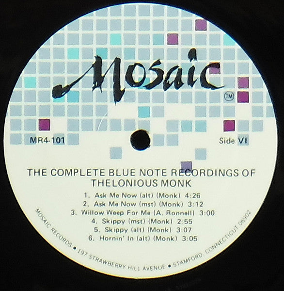 The Complete Blue Note Recordings Of Thelonious Monk