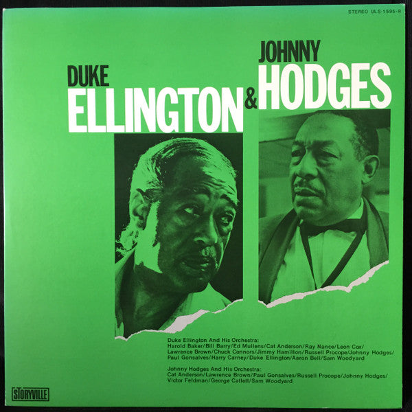 Duke Ellington &  Johnny Hodges