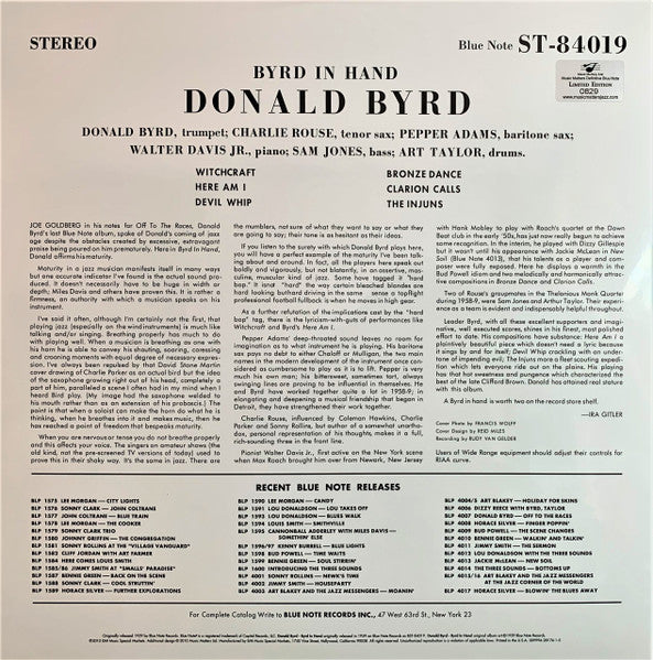 Byrd In Hand