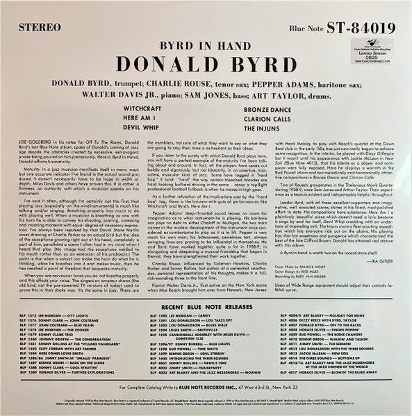 Byrd In Hand
