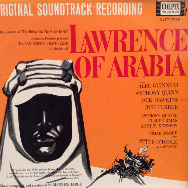Release: Original Soundtrack Recording:  Lawrence Of Arabia-Vinyl-Japan-1962-SJET 7239-8579850