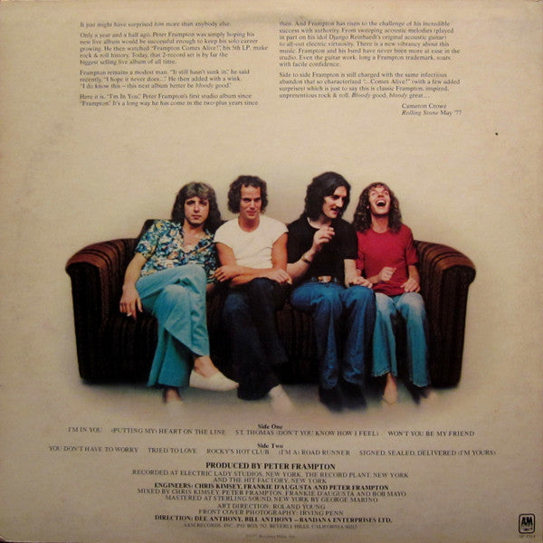 Release: I'm In You-Vinyl-US-1977-SP-4704, SP 4704-9981156